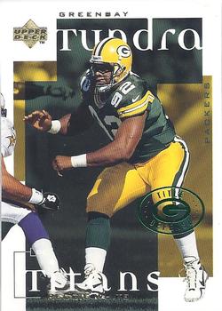1998 Upper Deck ShopKo Green Bay Packers I - Tundra Titans Title Defense #T2 Reggie White Front