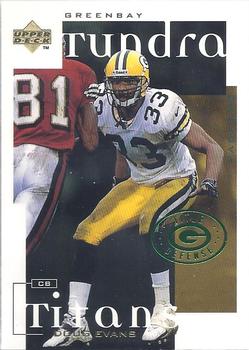 1998 Upper Deck ShopKo Green Bay Packers I - Tundra Titans Title Defense #T15 Doug Evans Front