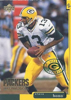 1998 Upper Deck ShopKo Green Bay Packers I - Title Defense #GB3 Steve Bono Front