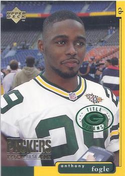 1998 Upper Deck ShopKo Green Bay Packers I - Title Defense #GB28 Anthony Fogle Front