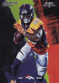 2015 Topps Fire - Gold #87 Demaryius Thomas Front