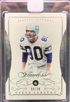 2015 Panini Flawless #10 Steve Largent Front