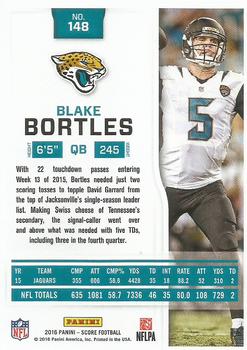 2016 Score #148 Blake Bortles Back