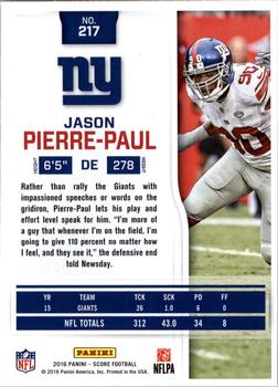 2016 Score #217 Jason Pierre-Paul Back