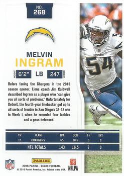2016 Score #268 Melvin Ingram Back