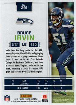 2016 Score #291 Bruce Irvin Back