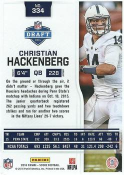 2016 Score #334 Christian Hackenberg Back