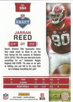 2016 Score #394 Jarran Reed Back