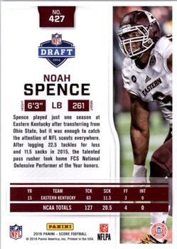 2016 Score #427 Noah Spence Back