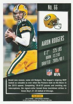 2015 Panini Contenders - Championship Ticket #66 Aaron Rodgers Back