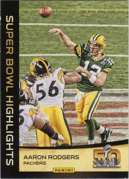 2016 Panini Super Bowl Highlights #9 Aaron Rodgers Front