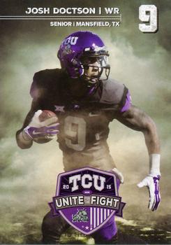 2015 TCU Horned Frogs Schedules #NNO Josh Doctson Front
