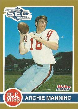 1991 Hoby Stars of the SEC - Samples #NNO Archie Manning Front