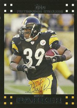 2007 Topps Pittsburgh Steelers #1 Willie Parker Front