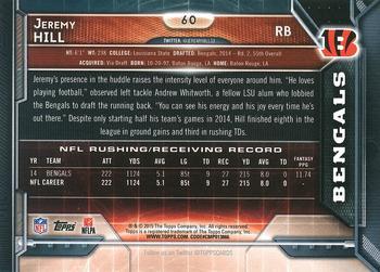2015 Topps - 60th Anniversary #60 Jeremy Hill Back