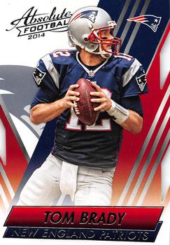 2014 Panini Absolute - Retail Red #44 Tom Brady Front