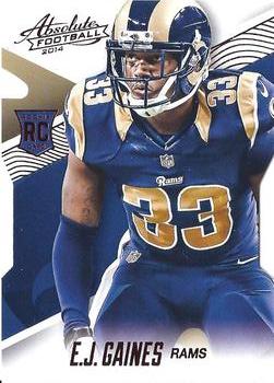 2014 Panini Absolute - Retail Red #137 E.J. Gaines Front