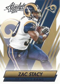 2014 Panini Absolute - Retail Blue #84 Zac Stacy Front