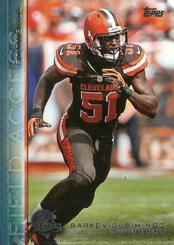 2015 Topps Field Access - Blue #198 Barkevious Mingo Front