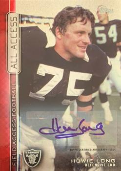 2015 Topps Field Access - All Access Autographs Red #AAA-HL Howie Long Front