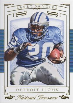 2015 Panini National Treasures - Gold #46 Barry Sanders Front