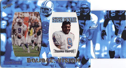 1998 SkyBox Premium Double Vision #14 Steve McNair Front