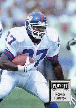 1993 Playoff Contenders - Promos #IV Rodney Hampton Front