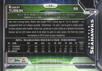 2015 Topps - Super Bowl 50 #19 Robert Turbin Back