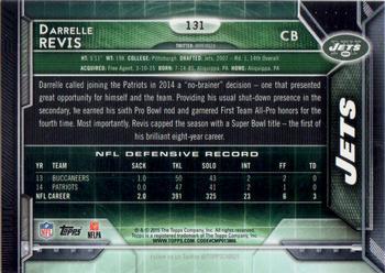 2015 Topps - Super Bowl 50 #131 Darrelle Revis Back