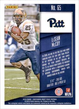 2016 Panini Contenders Draft Picks - Bowl Ticket #65 LeSean McCoy Back