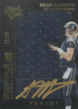 2015 Panini Black Gold - Sizeable Signatures Rookie Jersey #SSR-SM Sean Mannion Front