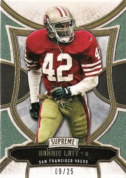 2015 Topps Supreme - Green #53 Ronnie Lott Front