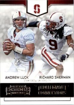 2016 Panini Contenders Draft Picks - Collegiate Connections #19 Richard Sherman / Andrew Luck Front