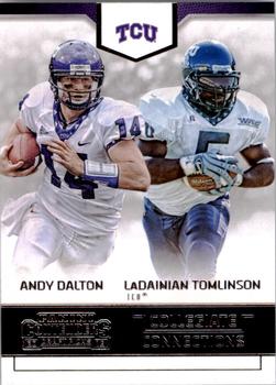 2016 Panini Contenders Draft Picks - Collegiate Connections #20 LaDainian Tomlinson / Andy Dalton Front