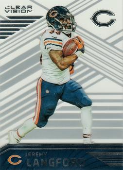 2016 Panini Clear Vision #13 Jeremy Langford Front