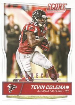 2016 Score - Scorecard #15 Tevin Coleman Front