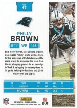 2016 Score - Showcase #47 Philly Brown Back
