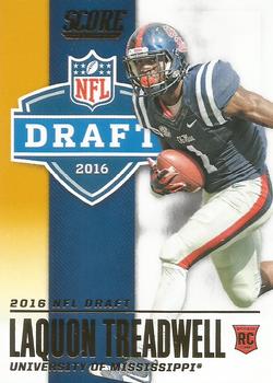 2016 Score - NFL Draft Gold #6 Laquon Treadwell Front