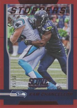 2016 Score - Stoppers Jumbo Red #1 Kam Chancellor Front