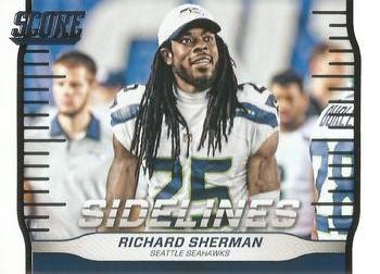 2016 Score - Sidelines #25 Richard Sherman Front