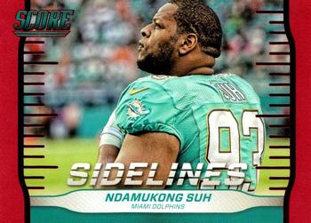2016 Score - Sidelines Red #4 Ndamukong Suh Front