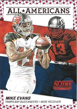 2016 Score - All-Americans Red #7 Mike Evans Front