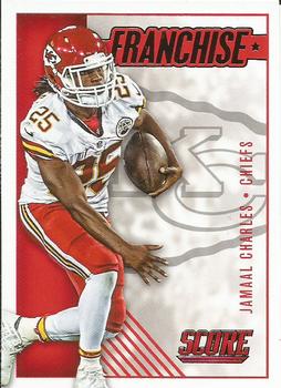 2016 Score - Franchise Red #14 Jamaal Charles Front