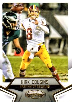 2016 Panini Certified #73 Kirk Cousins Front