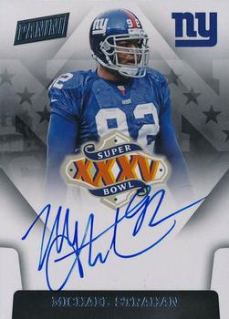 2015 Panini National Treasures - Update Super Bowl Signatures #SBXXXV-MS Michael Strahan Front