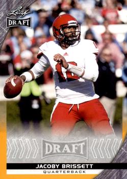 2016 Leaf Draft - Gold #34 Jacoby Brissett Front