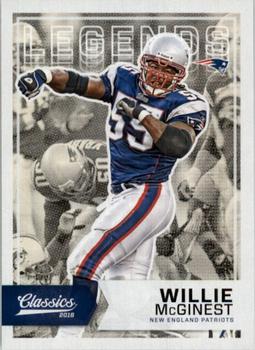 2016 Panini Classics - Blank Back #195 Willie McGinest Front