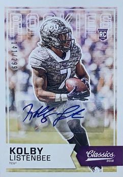 2016 Panini Classics - Significant Signatures #227 Kolby Listenbee Front