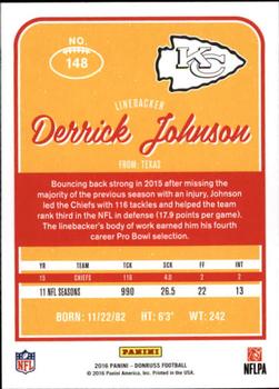 2016 Donruss #148 Derrick Johnson Back