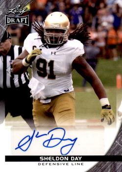 2016 Leaf Draft - Autographs #A-SD2 Sheldon Day Front